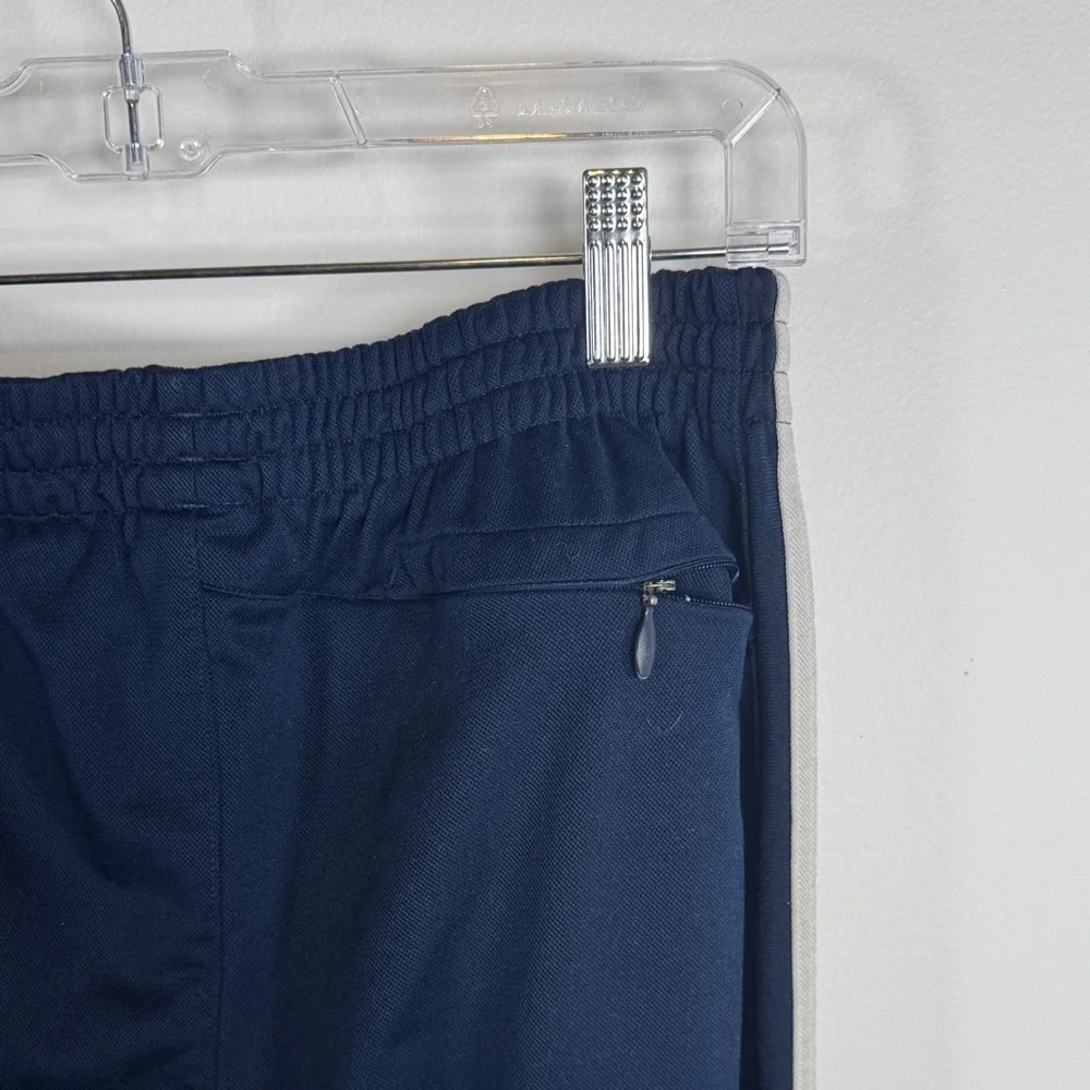 Adidas Kids Dark Blue Joggers with White Stripes